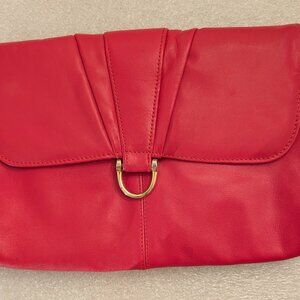 Vintage Valarie Stevens Lipstick Red Clutch